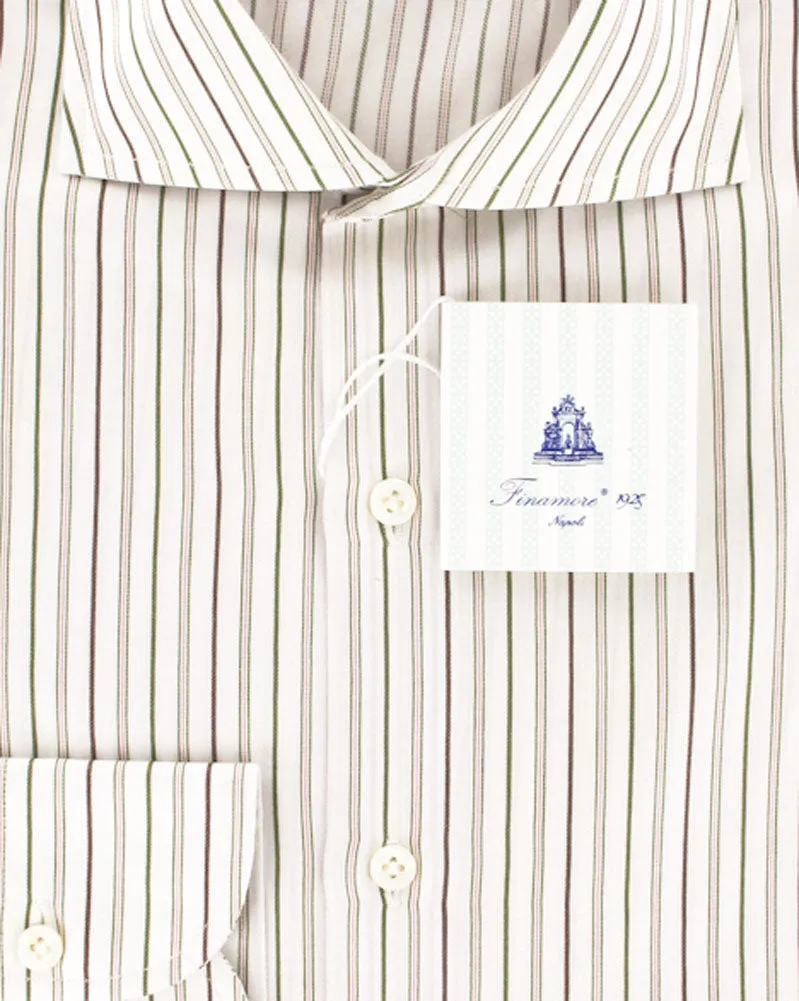 Finamore Napoli Green Shirt – Size: 15.75 US / 40 EU