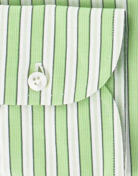 Finamore Napoli Green Shirt – Size: 16 US / 41 EU