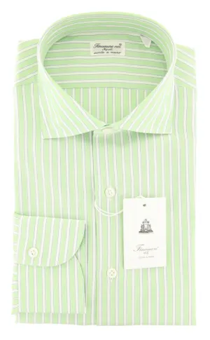 Finamore Napoli Green Shirt - Slim