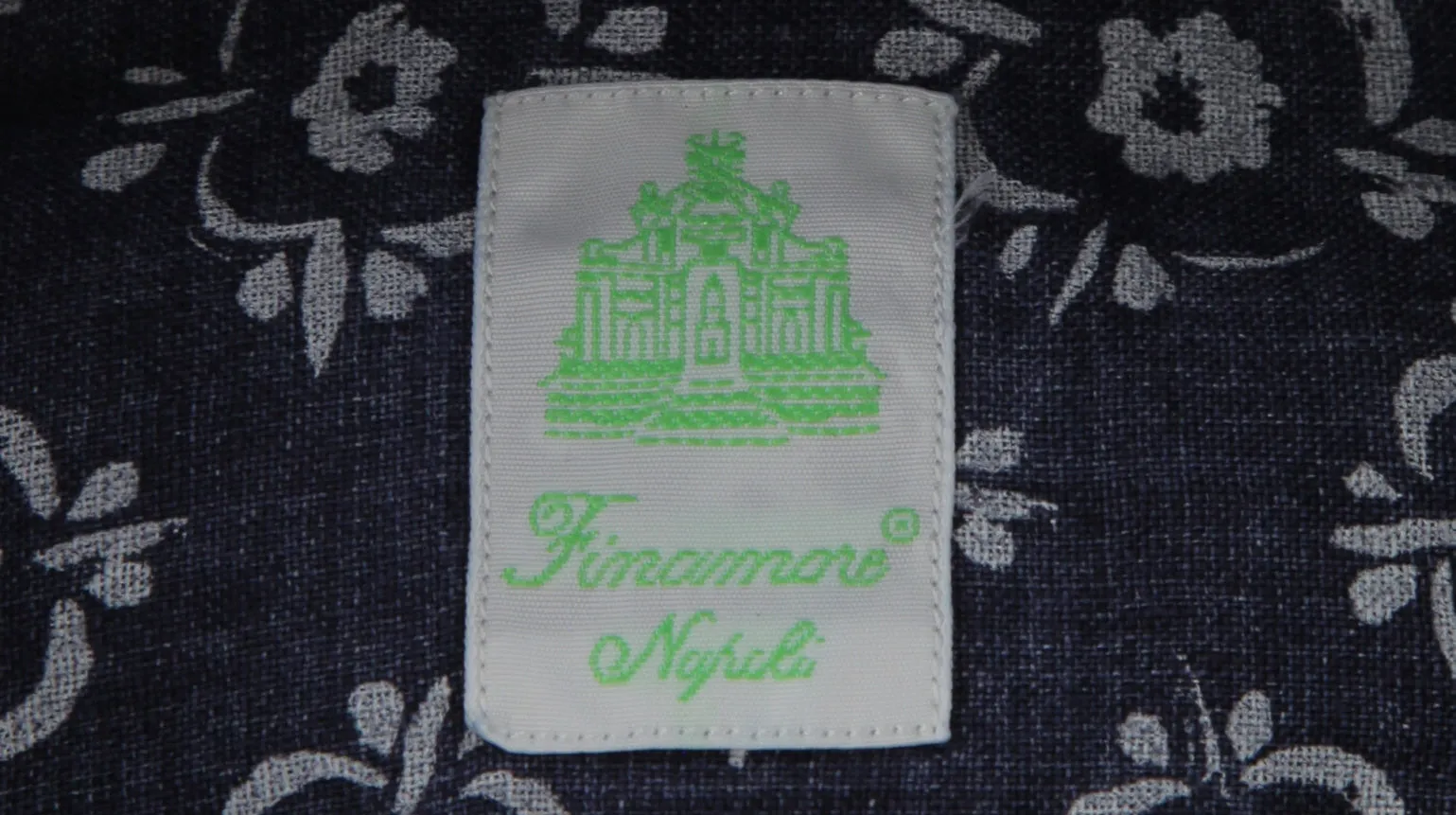 Finamore Napoli Navy Blue Shirt - Extra Slim