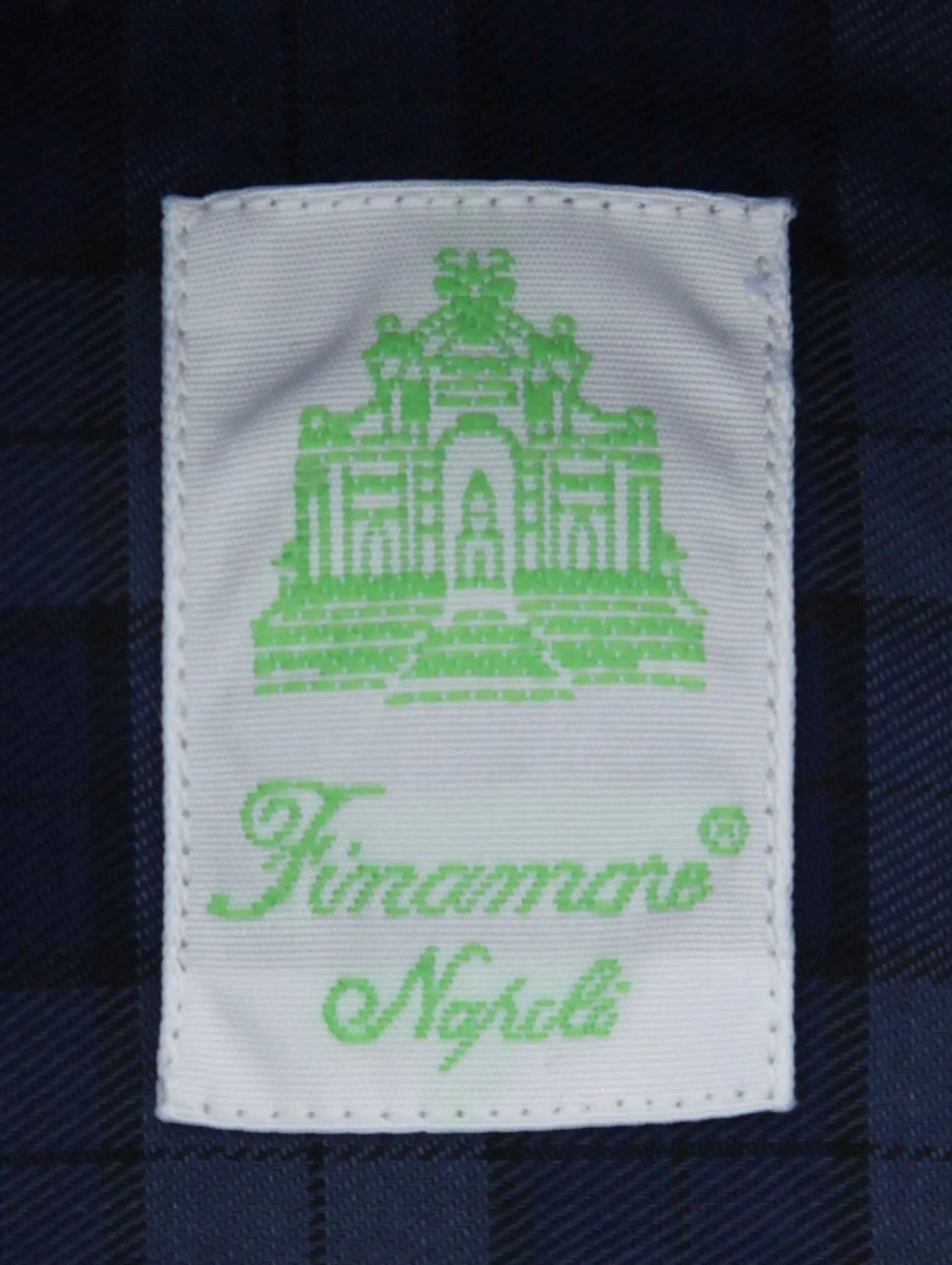 Finamore Napoli Navy Blue Shirt - Extra Slim