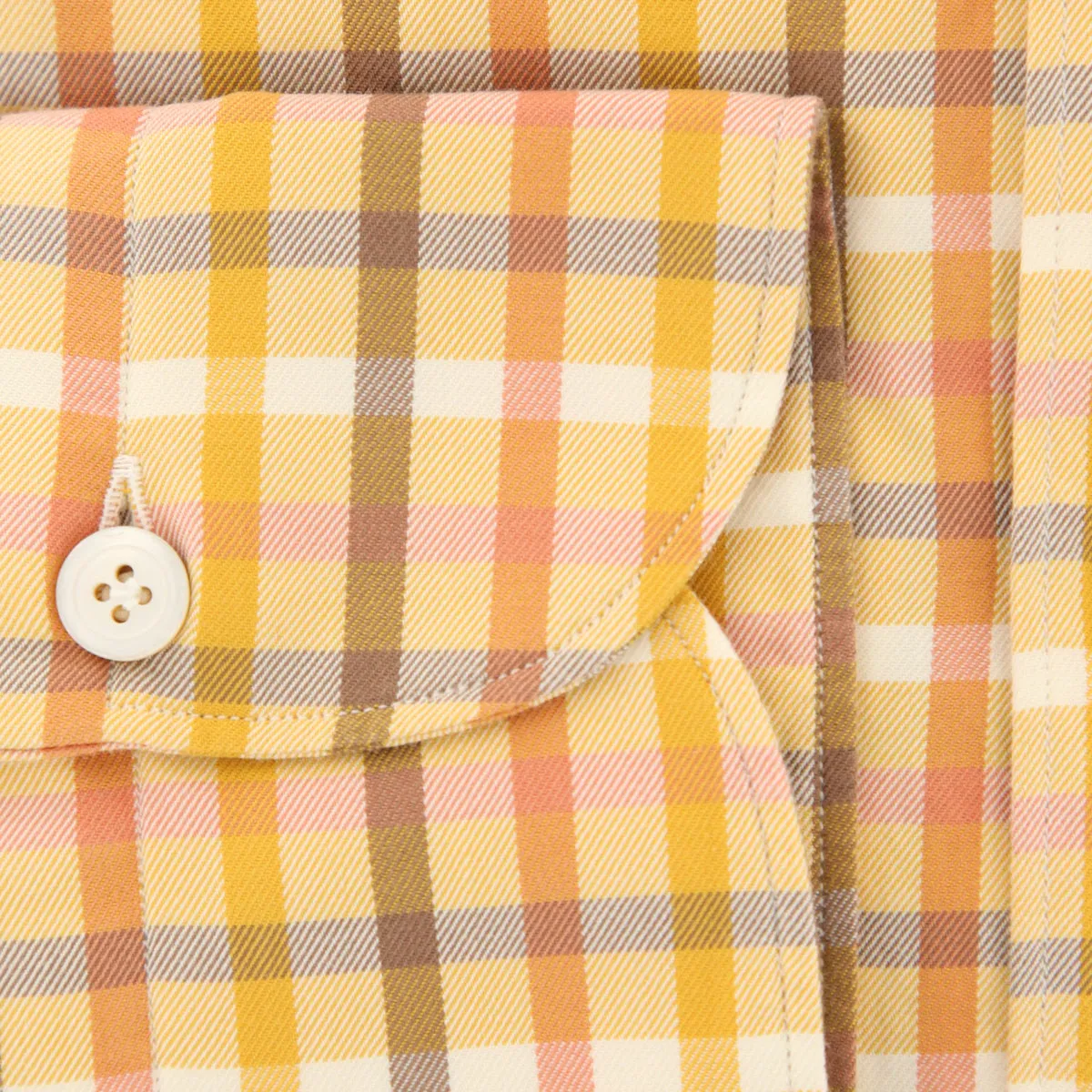 Finamore Napoli Orange Shirt - Extra Slim