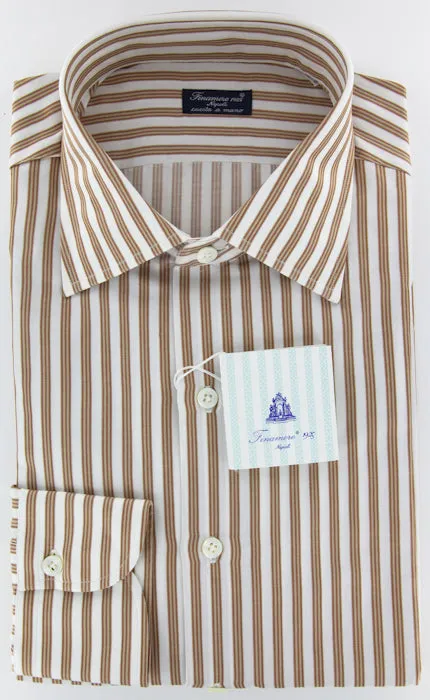 Finamore Napoli Orange Shirt – Size: 15.75 US / 40 EU