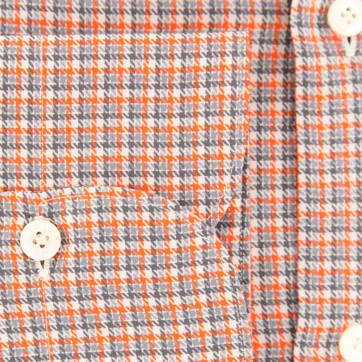 Finamore Napoli Orange Shirt - Slim