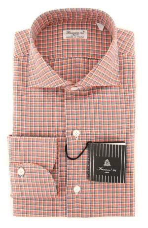 Finamore Napoli Orange Shirt - Slim