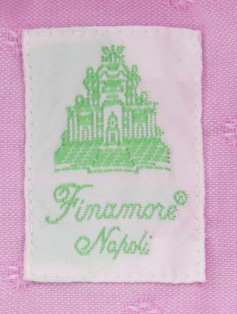 Finamore Napoli Pink Shirt - Extra Slim - L US / L EU