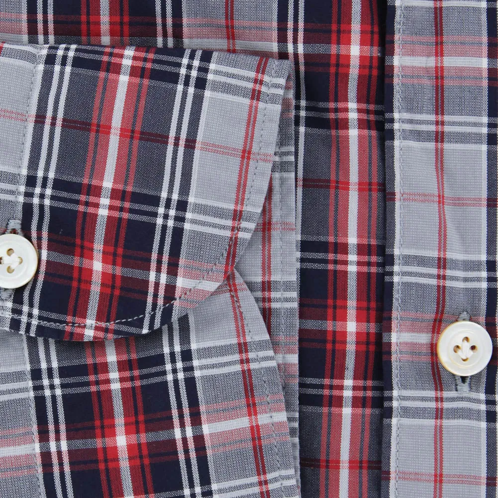 Finamore Napoli Red Shirt - Extra Slim - M US / M EU