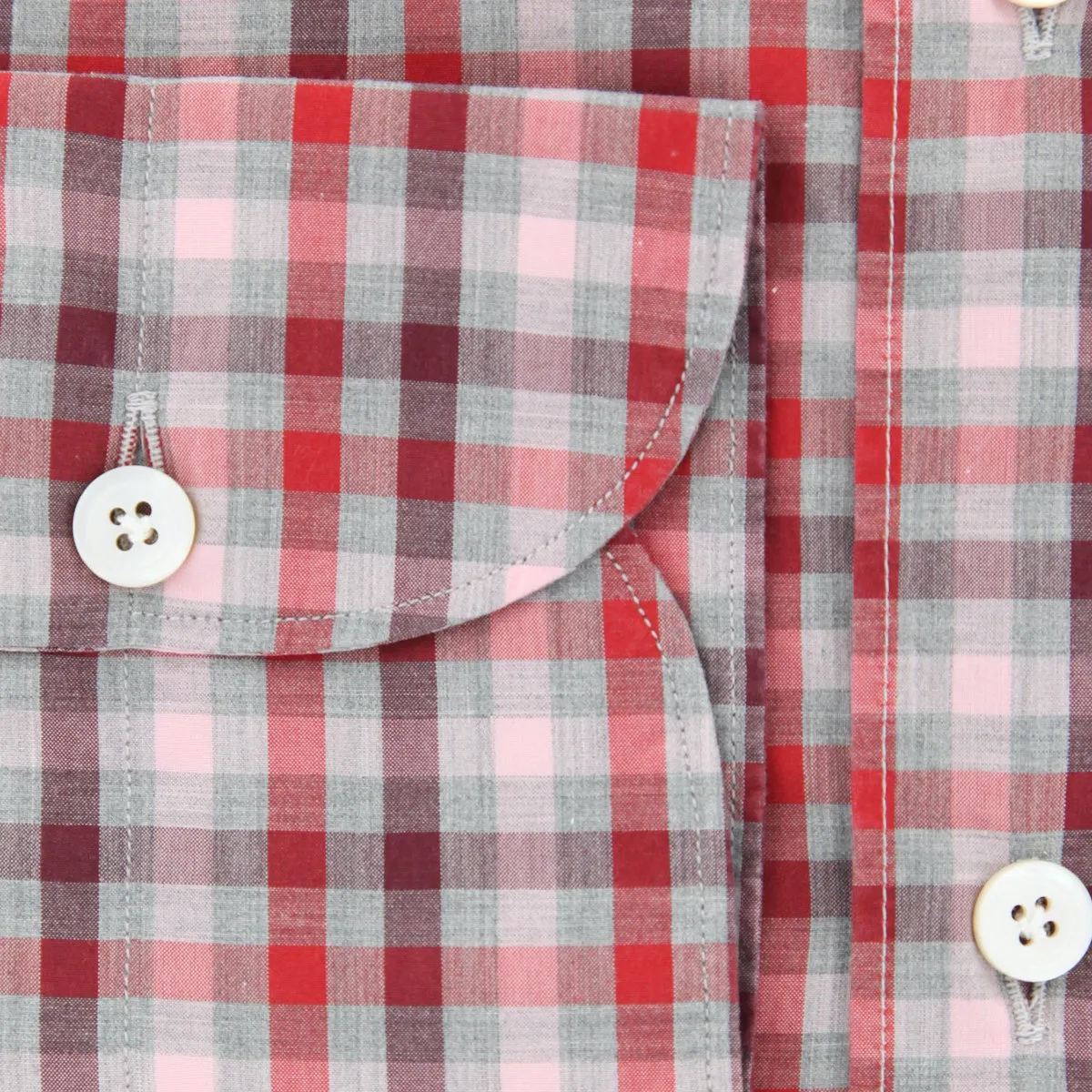 Finamore Napoli Red Shirt - Extra Slim