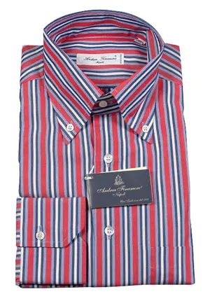 Finamore Napoli Red Shirt - Slim