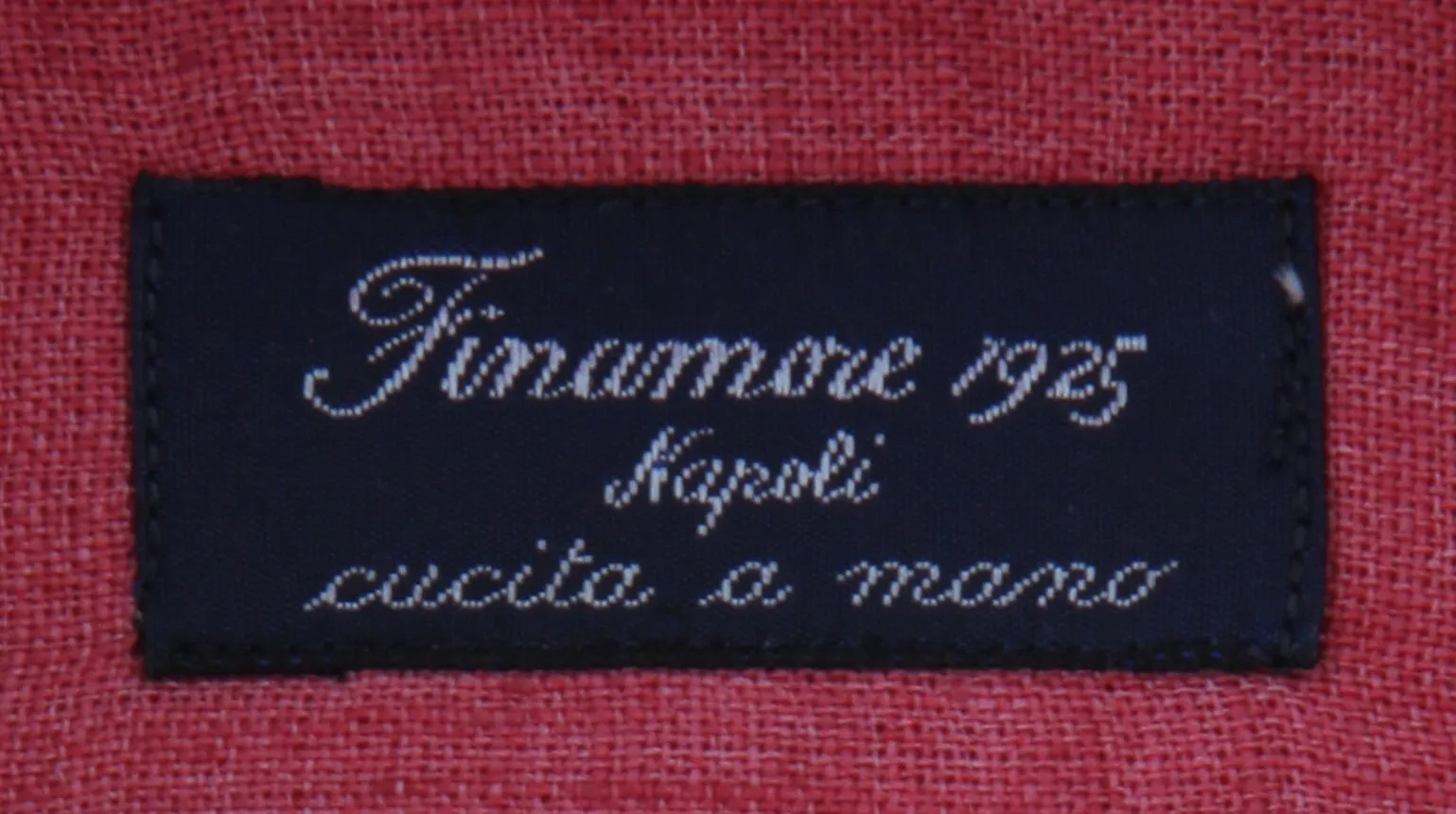 Finamore Napoli Red Shirt - Slim