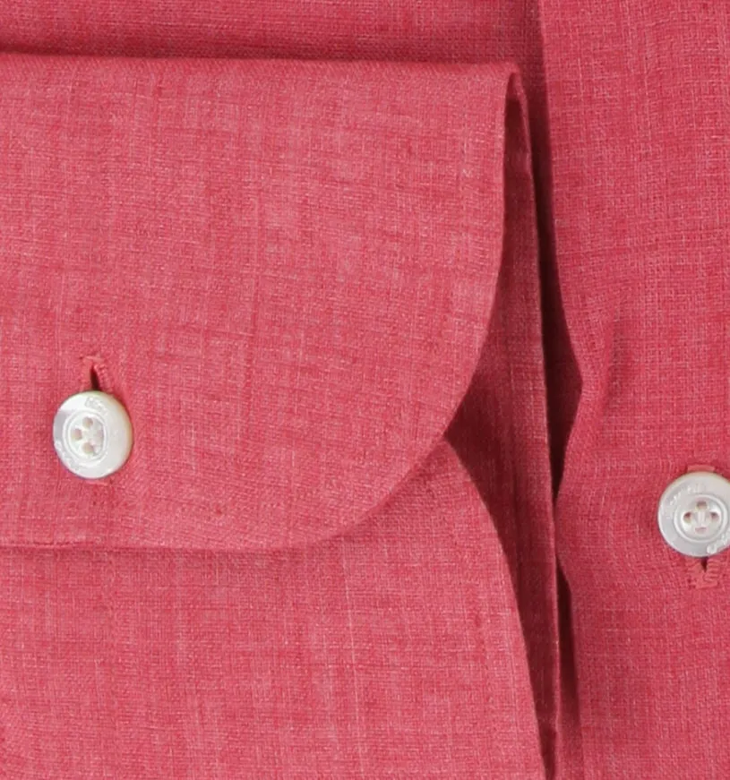 Finamore Napoli Red Shirt - Slim
