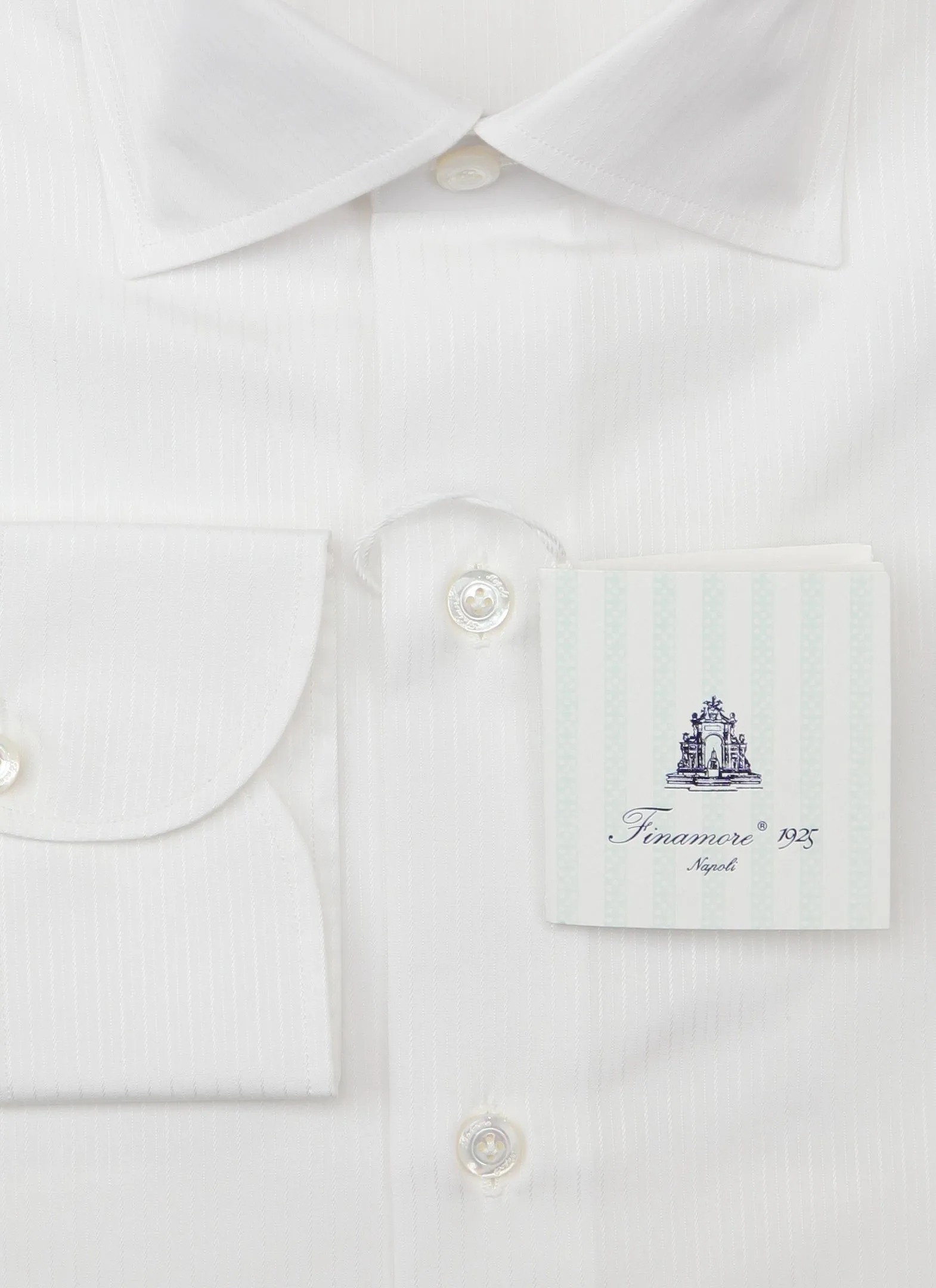 Finamore Napoli White Shirt - Slim