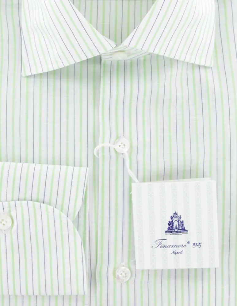 Finamore Napoli White Shirt - Slim