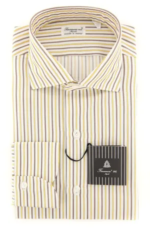 Finamore Napoli Yellow Shirt - Extra Slim