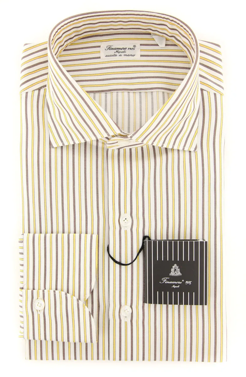 Finamore Napoli Yellow Shirt - Extra Slim