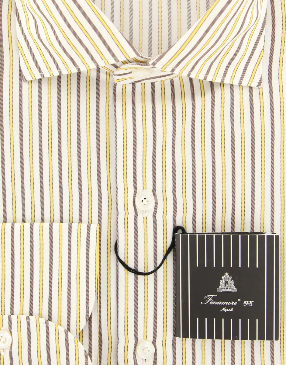 Finamore Napoli Yellow Shirt - Extra Slim