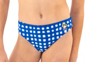 Floral Check - Bikini Bottoms