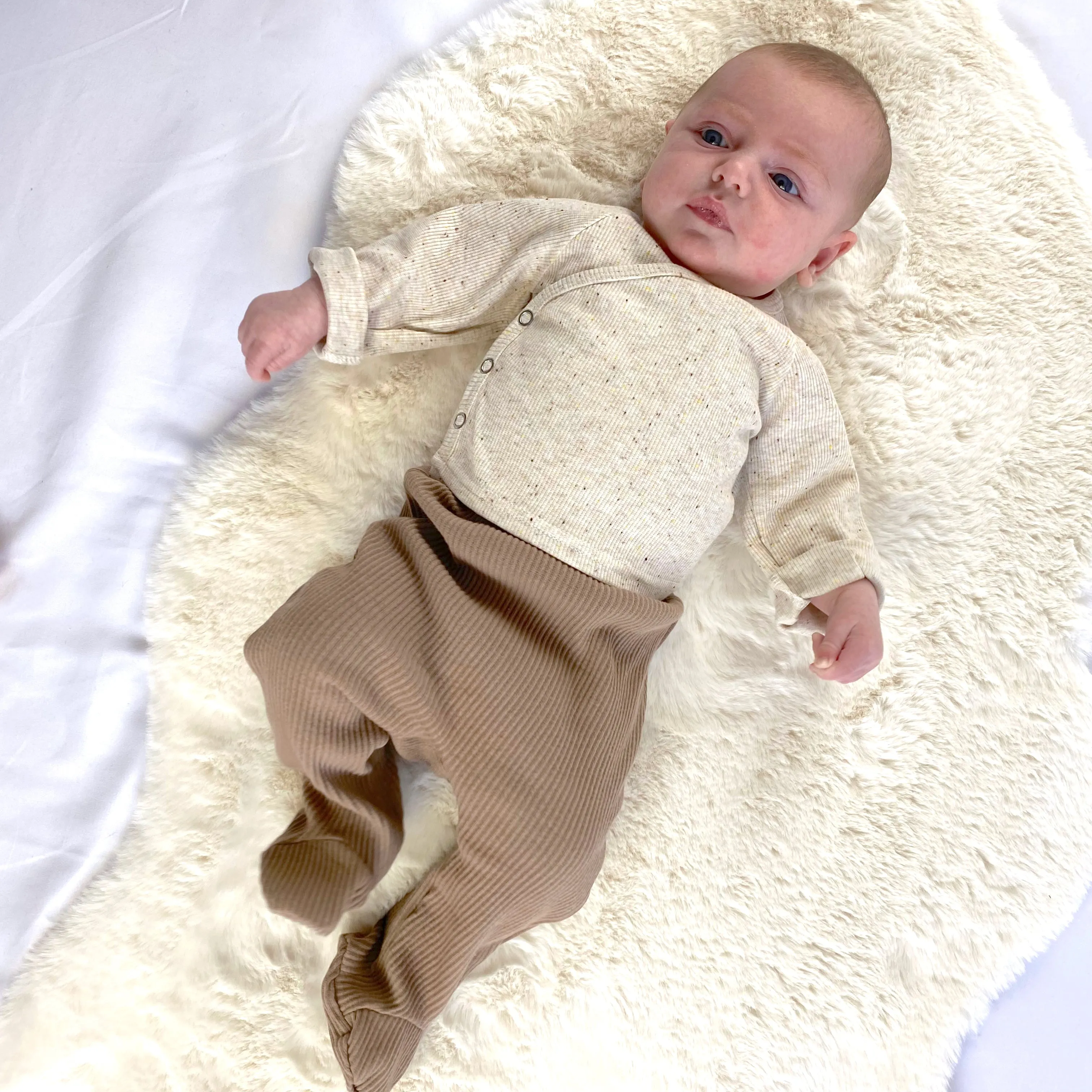 Footed trouser | Cappuccino