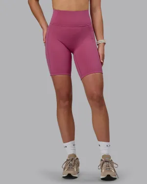 Fusion Bike Short With Pockets - Mauve Haze