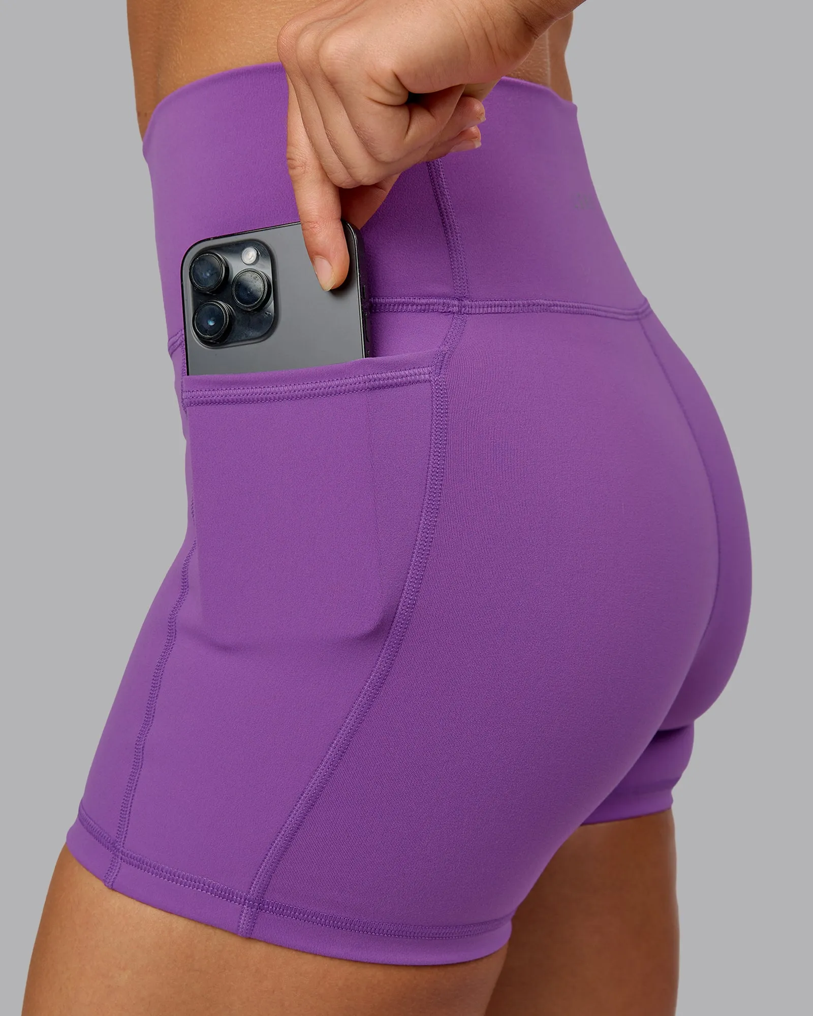 Fusion X-Short Tight With Pockets - Purple Fizz