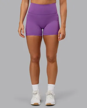 Fusion X-Short Tight With Pockets - Purple Fizz