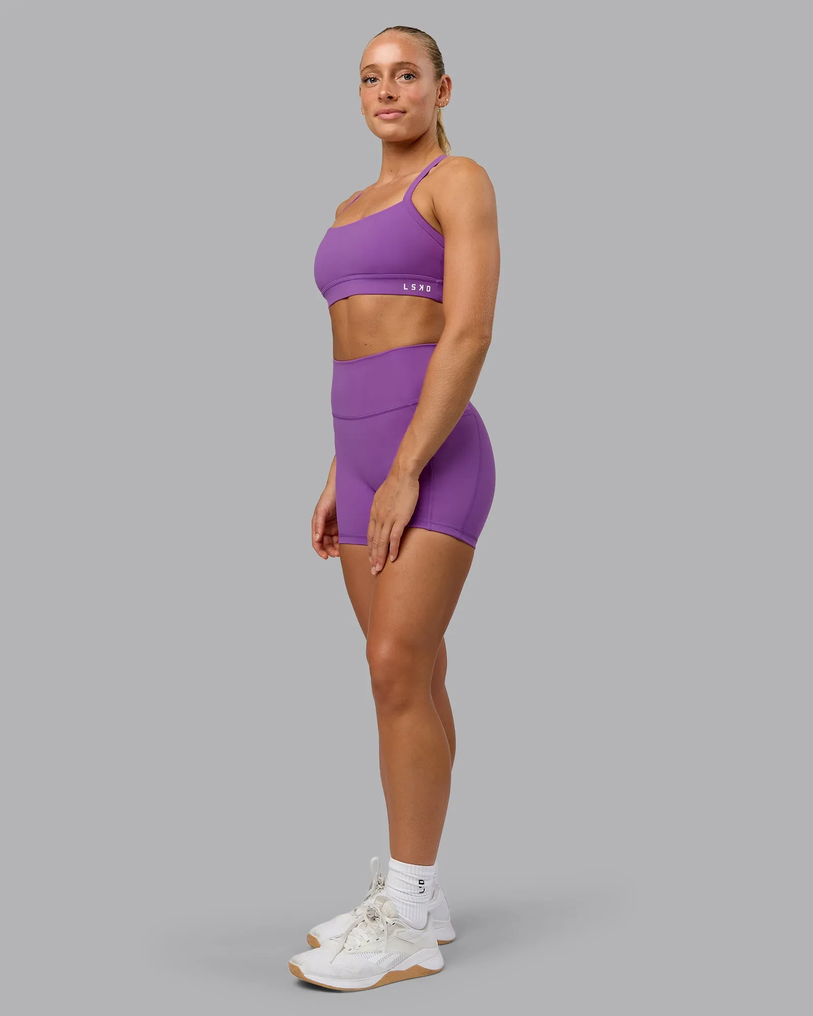 Fusion X-Short Tight With Pockets - Purple Fizz