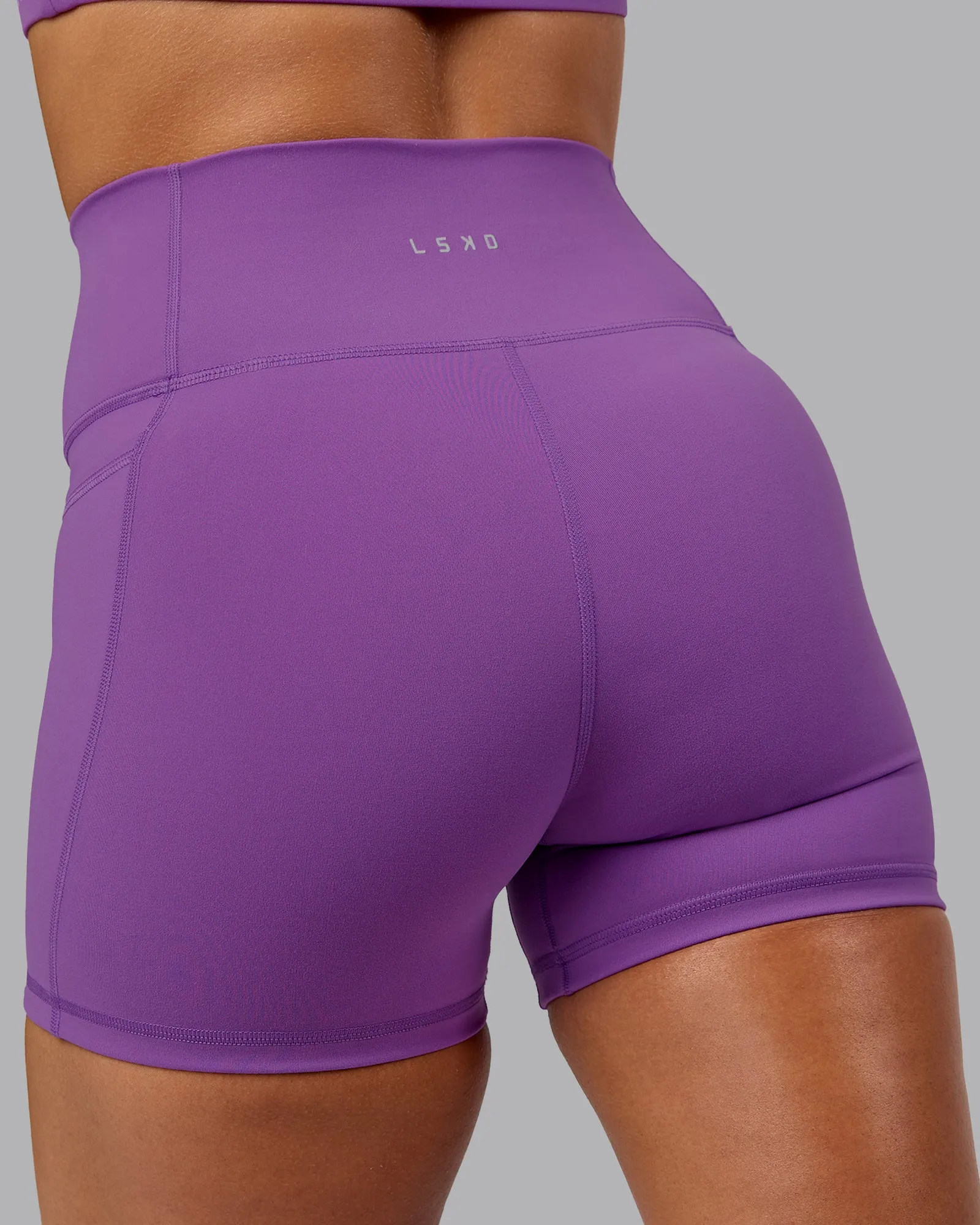 Fusion X-Short Tight With Pockets - Purple Fizz