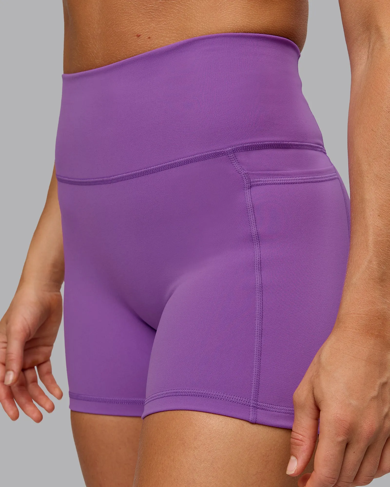 Fusion X-Short Tight With Pockets - Purple Fizz