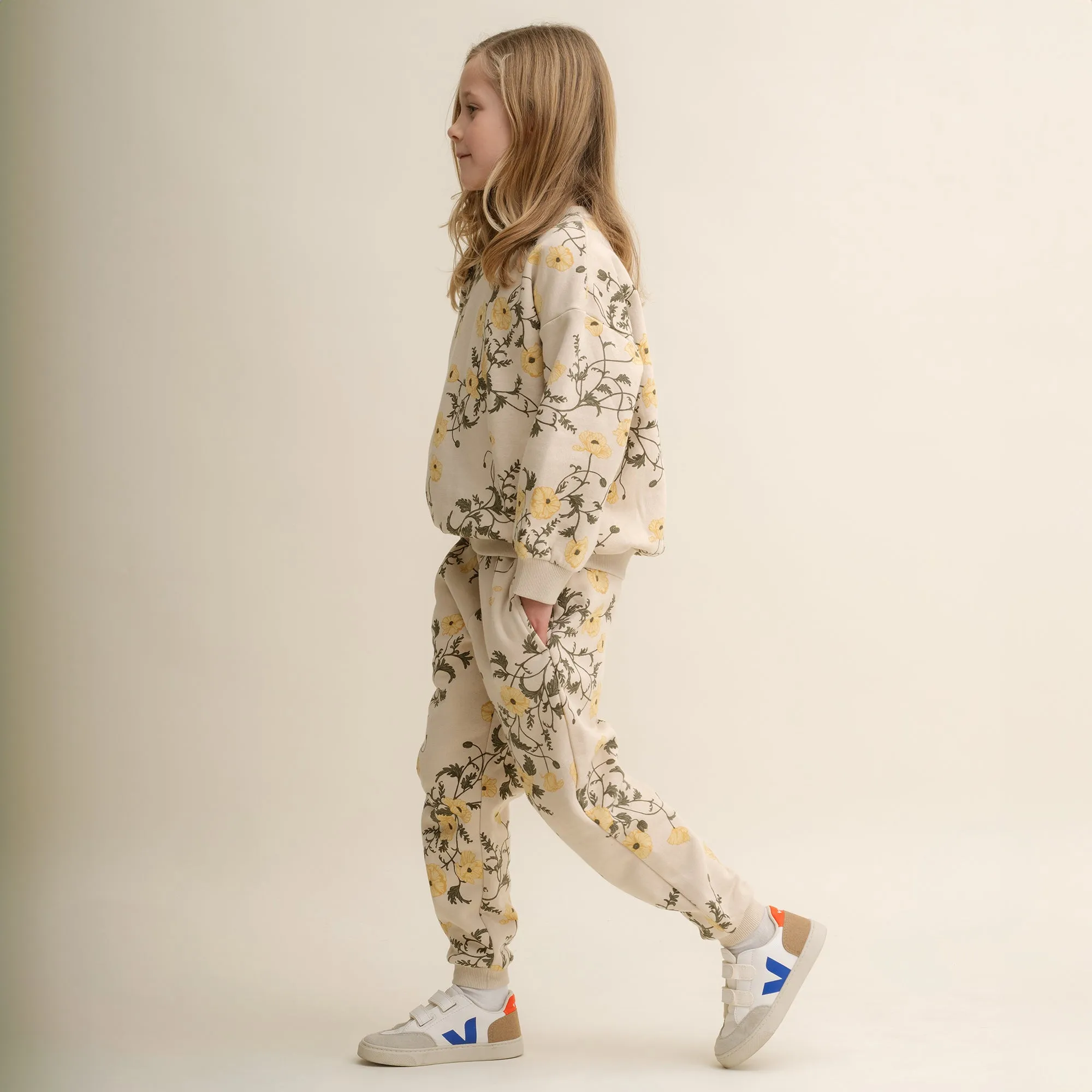 Garbo & Friends Flos Beige Sweatpants