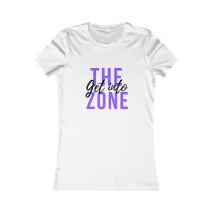 Get Into The Zone: Women’s T-Shirt (black)
