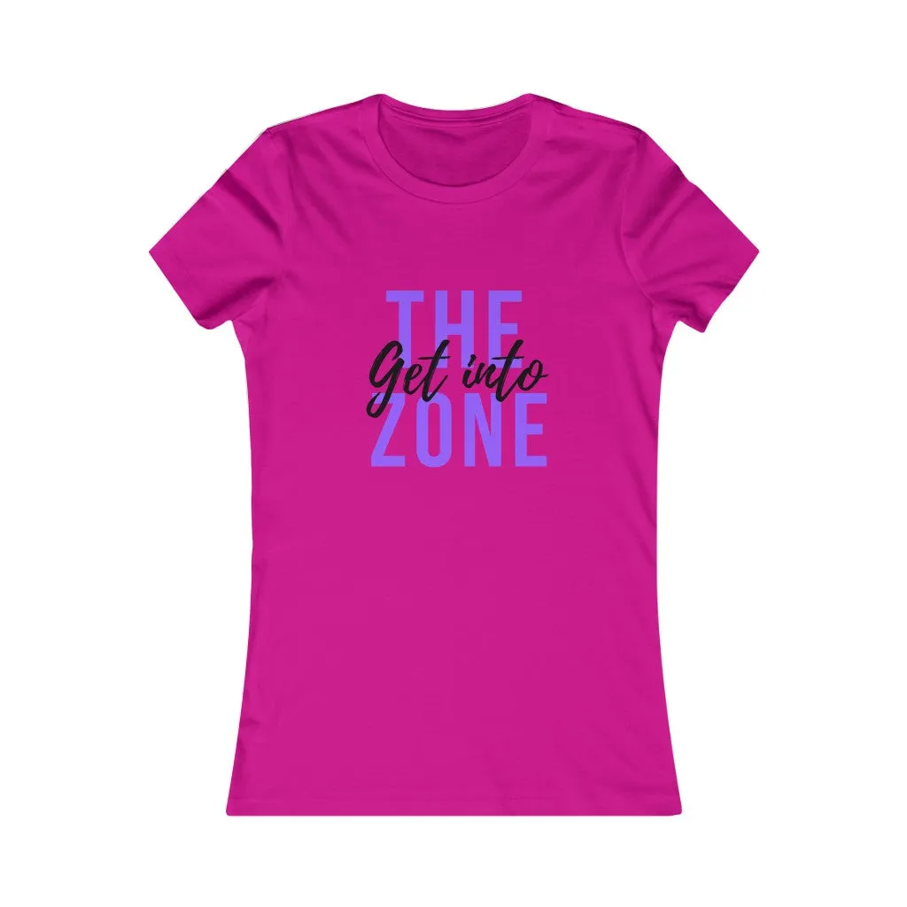 Get Into The Zone: Women’s T-Shirt (black)