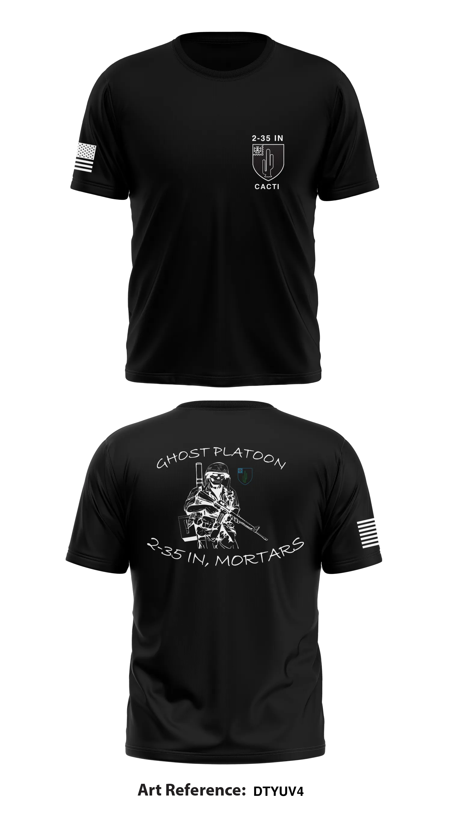 Ghost Platoon  Store 1 Core Men's SS Performance Tee - dTyuV4