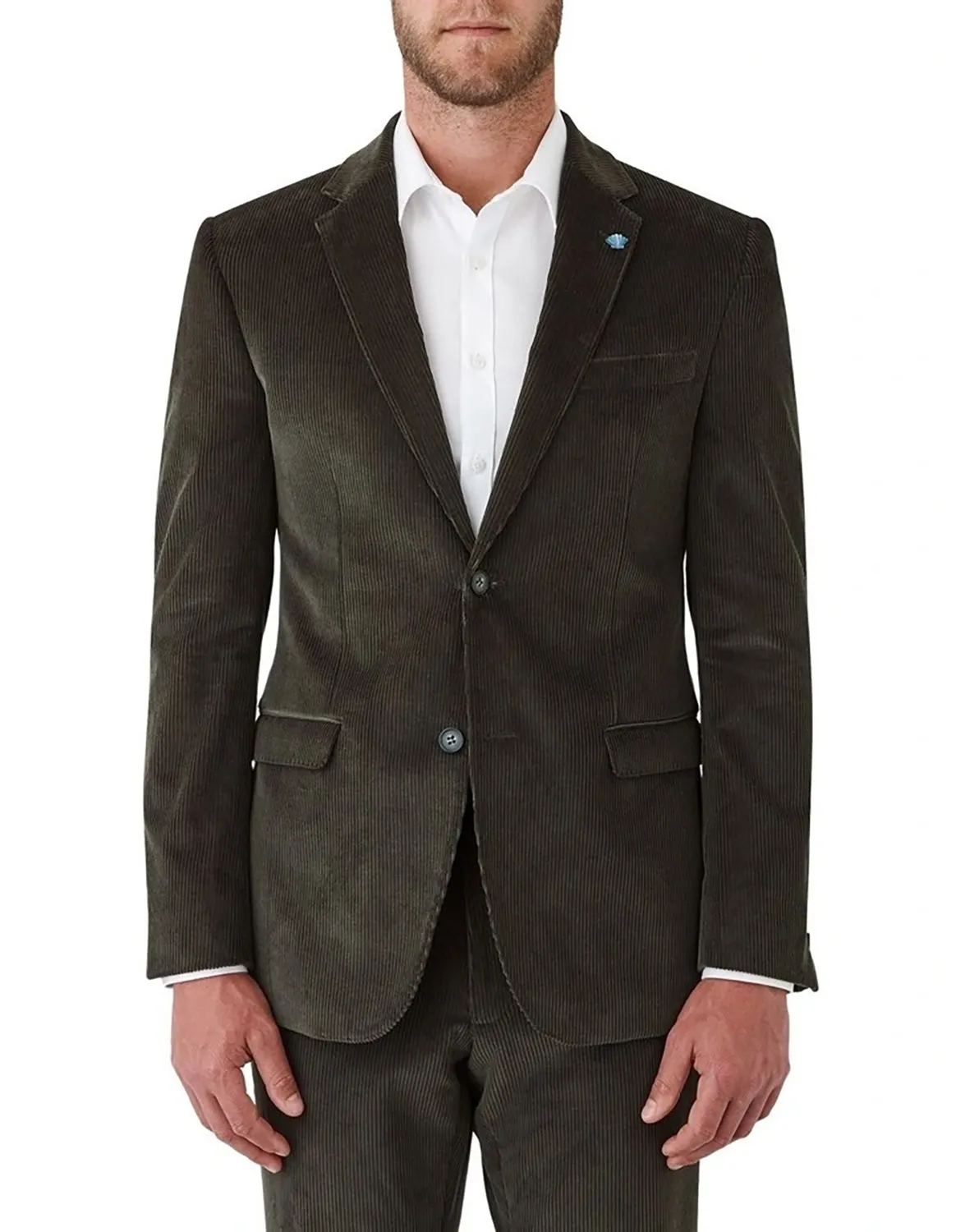 GIBSON WOODARD CORDUROY DOUBLE BREASTED SUIT JACKET FGR615