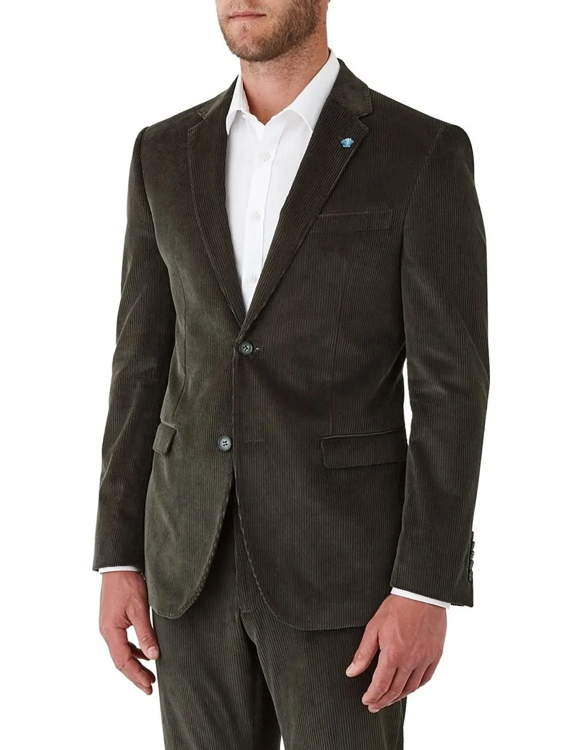 GIBSON WOODARD CORDUROY DOUBLE BREASTED SUIT JACKET FGR615