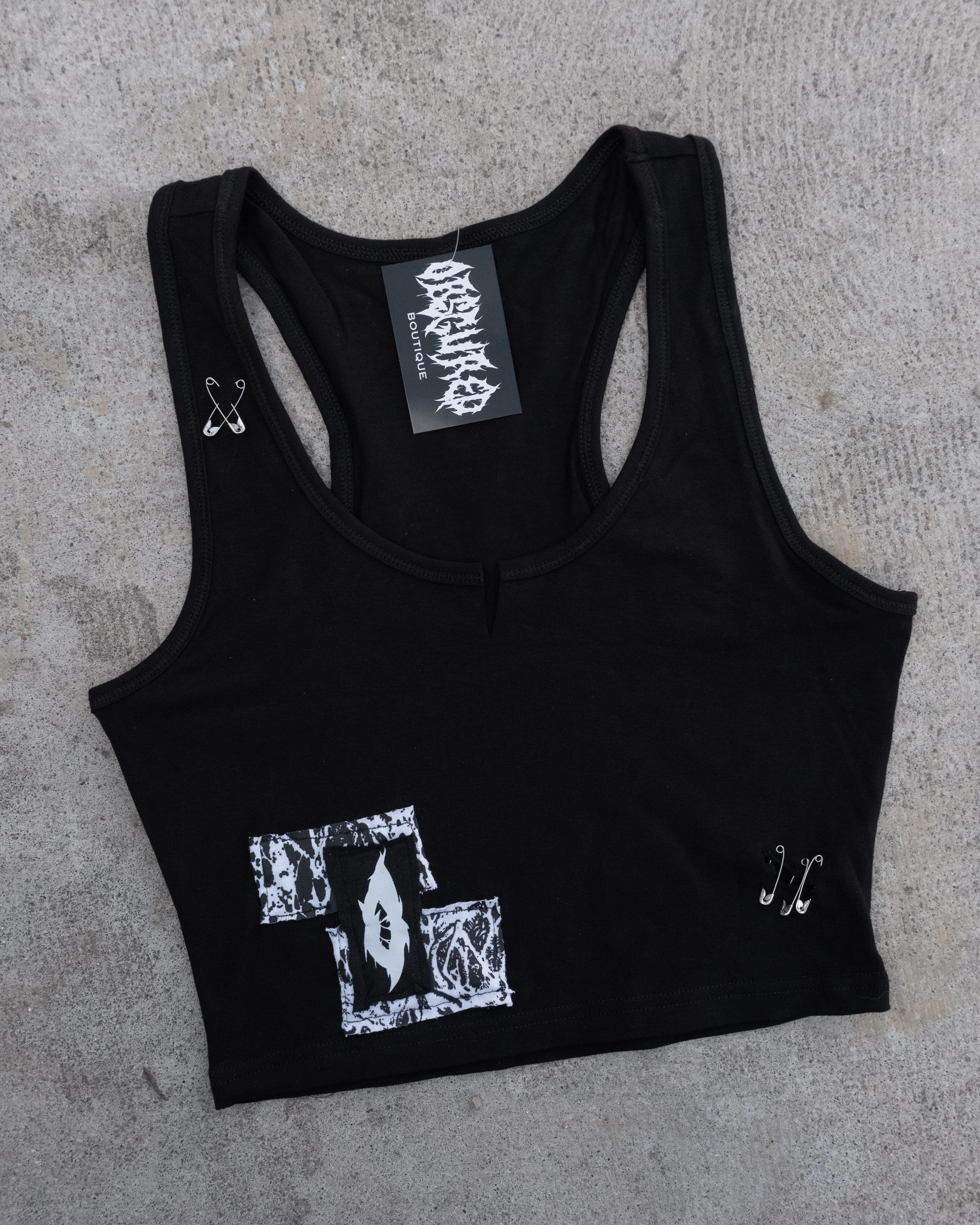 GORE PATCH TANK TOP - OBSCURED HANDMADE