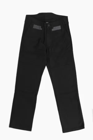 GR10K BLOCK FUSTIAN RAISED PANTS BLACK
