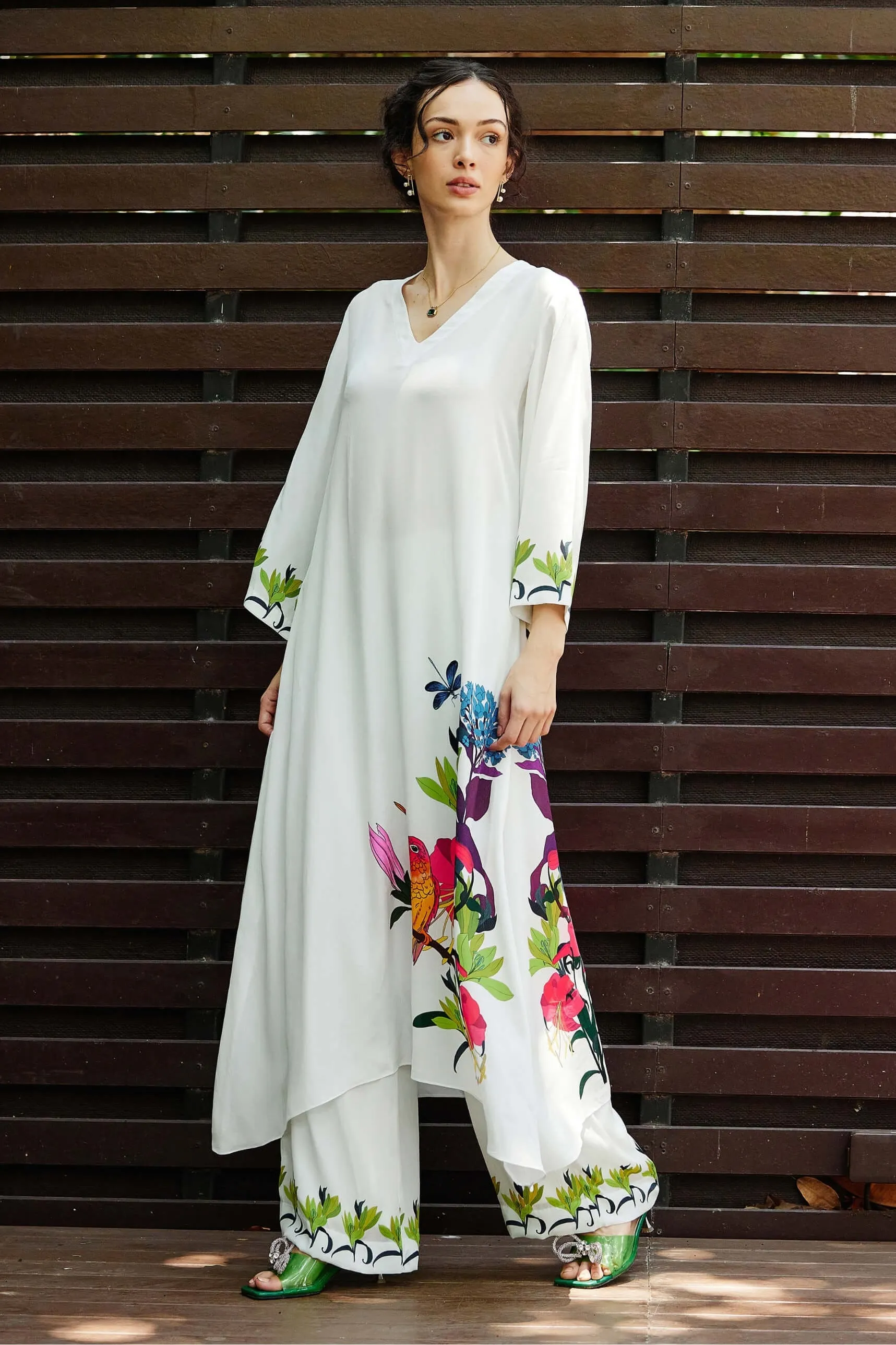 Grace white kurta and pants