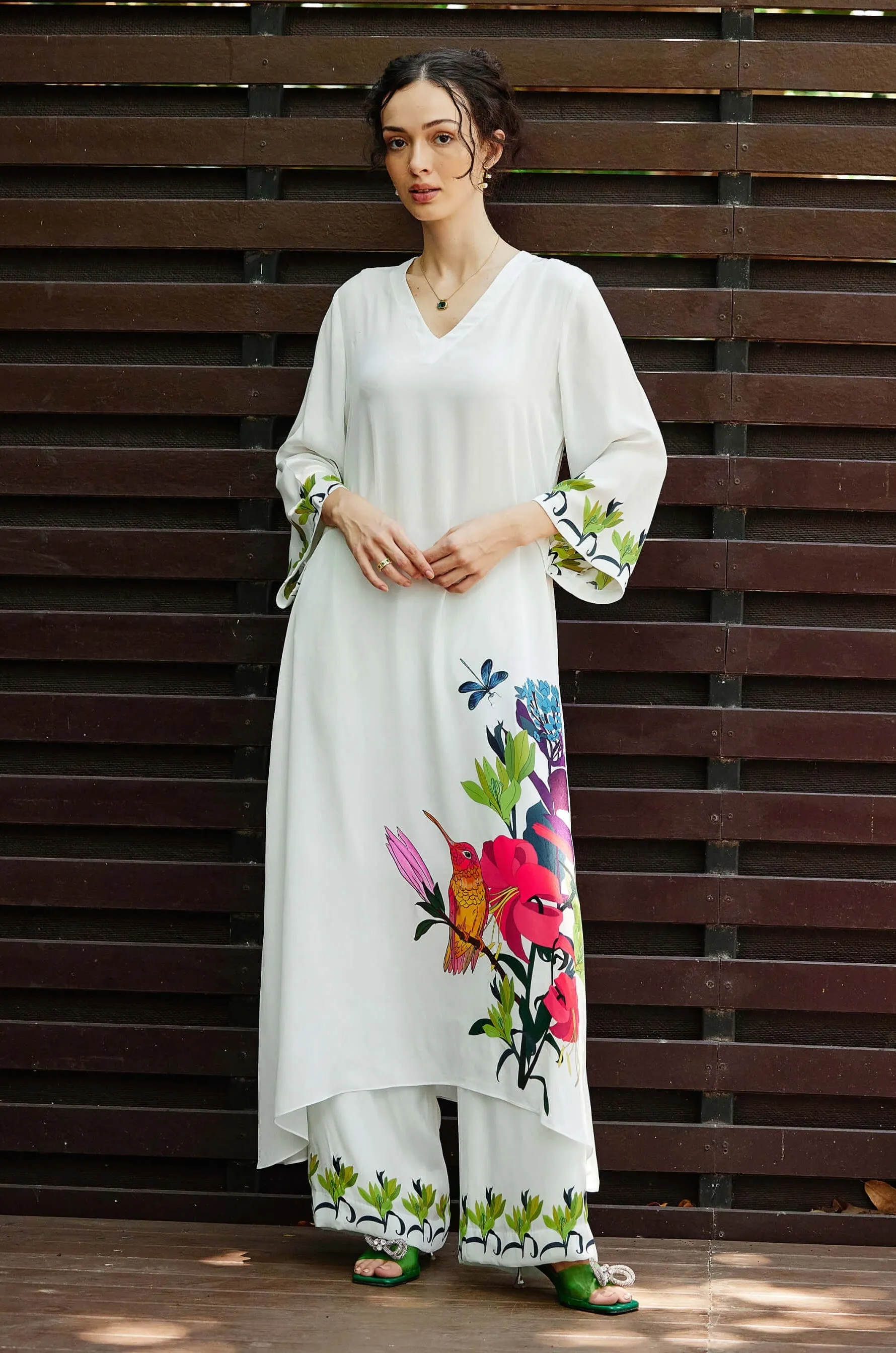 Grace white kurta and pants