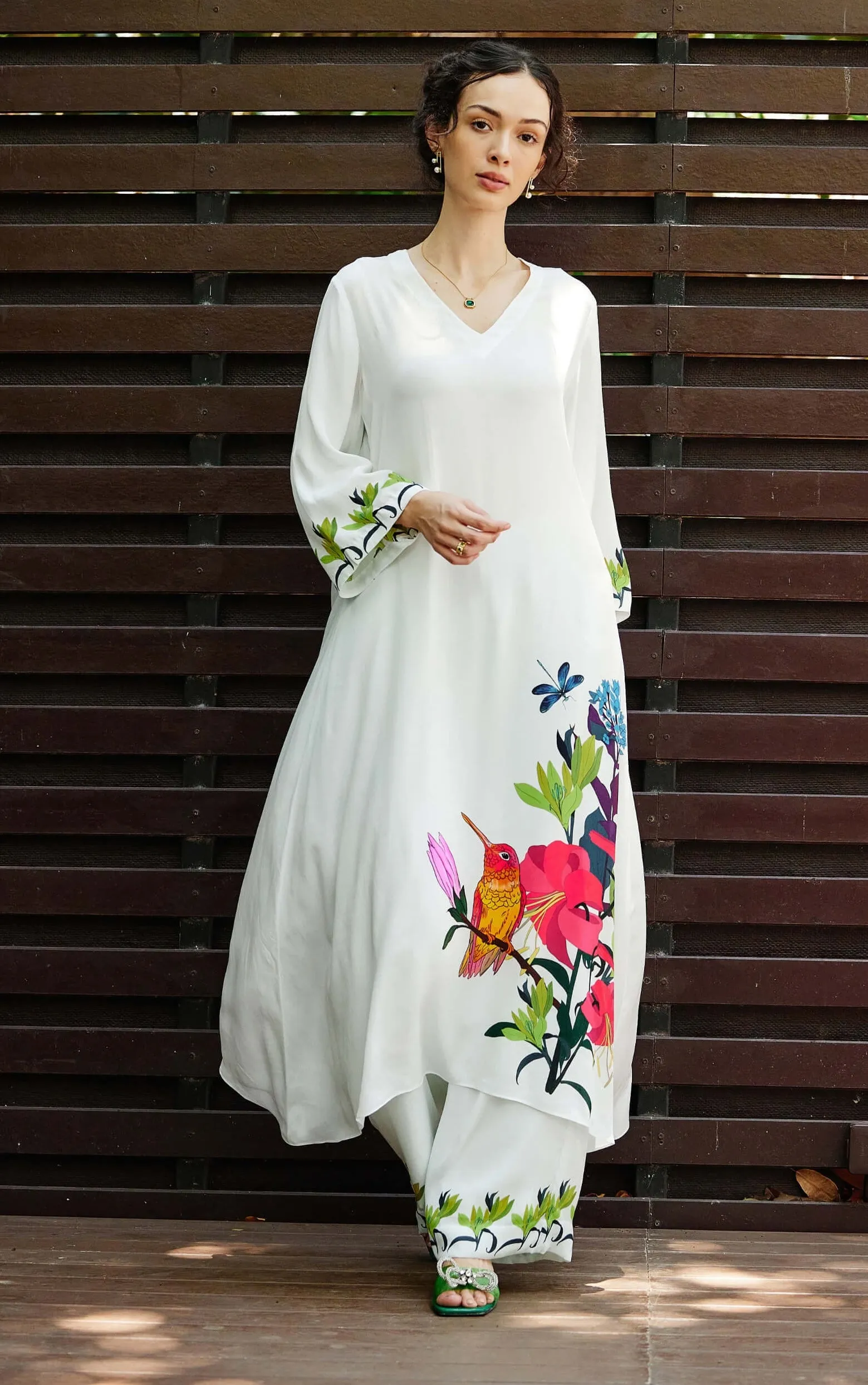 Grace white kurta and pants