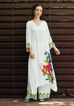 Grace white kurta and pants