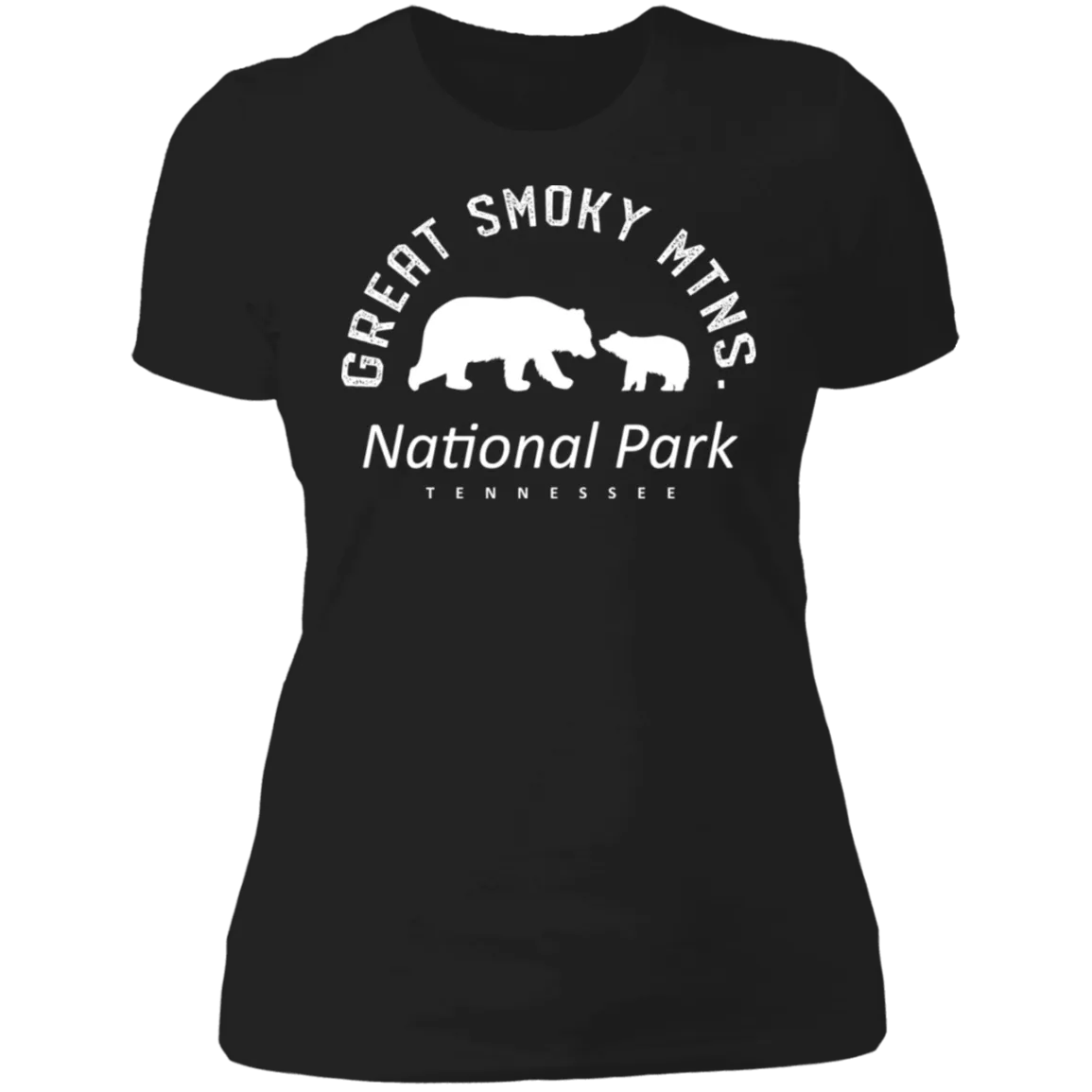 Great Smoky Mtns (White) - Women's Tee
