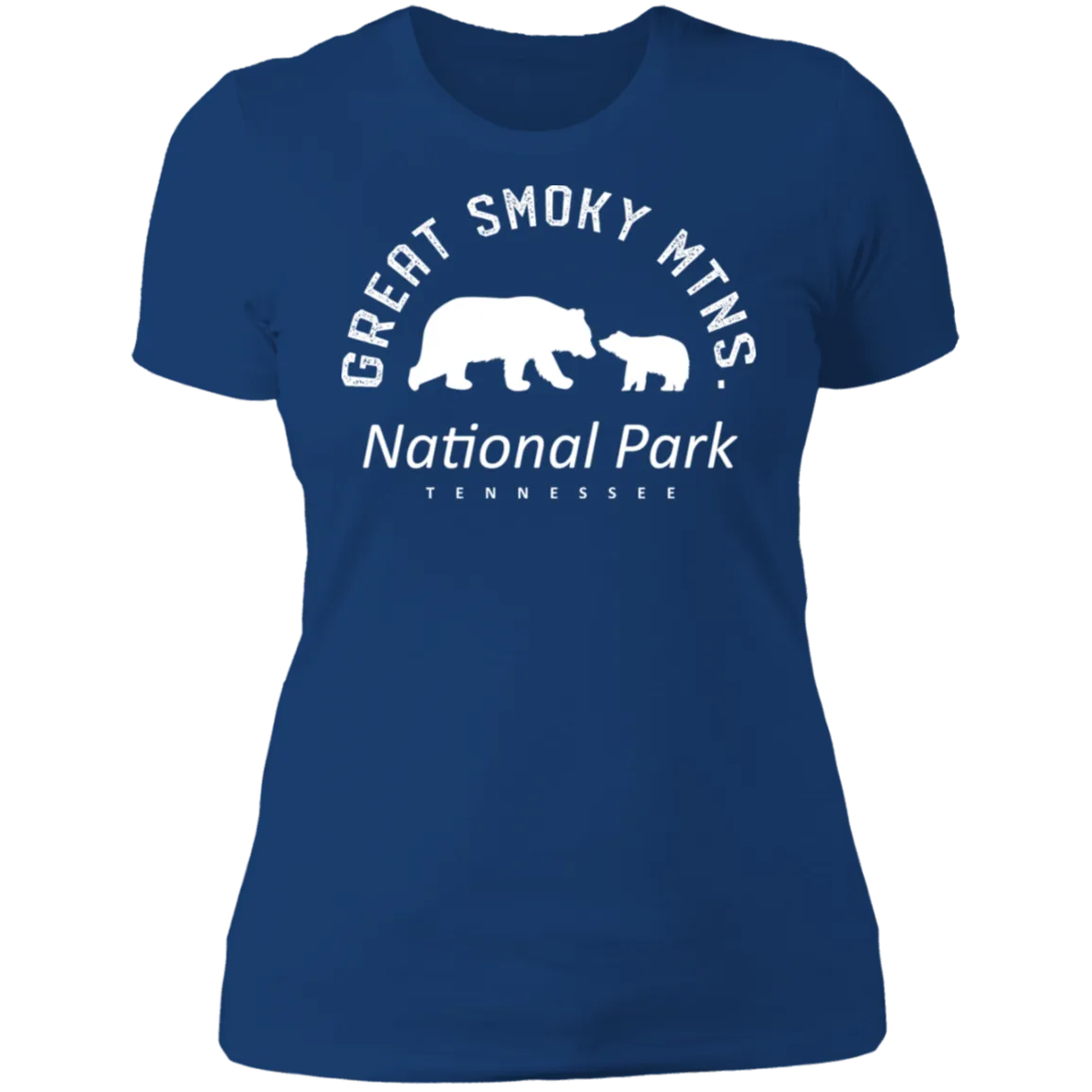 Great Smoky Mtns (White) - Women's Tee