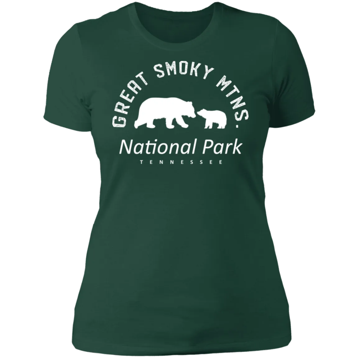 Great Smoky Mtns (White) - Women's Tee