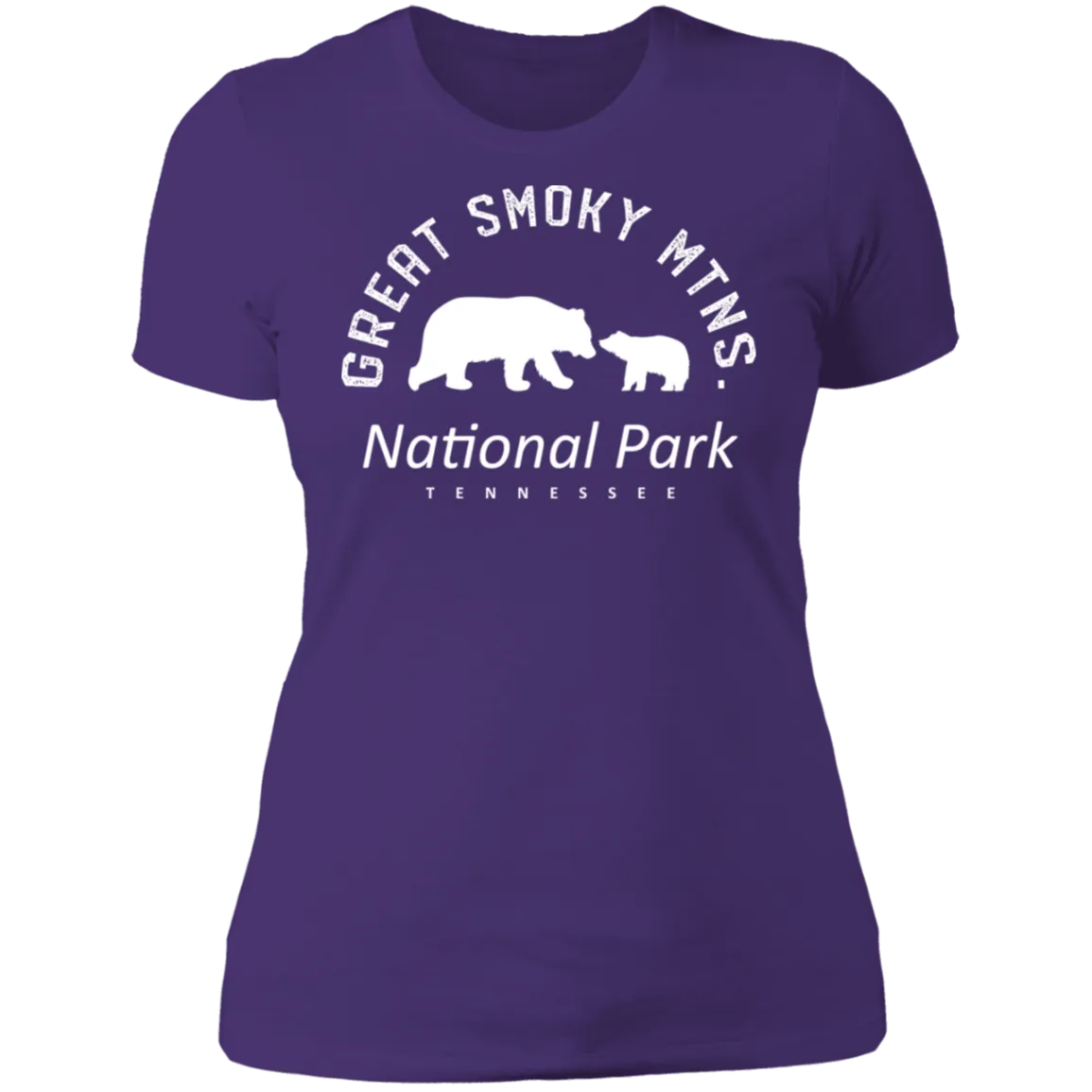 Great Smoky Mtns (White) - Women's Tee