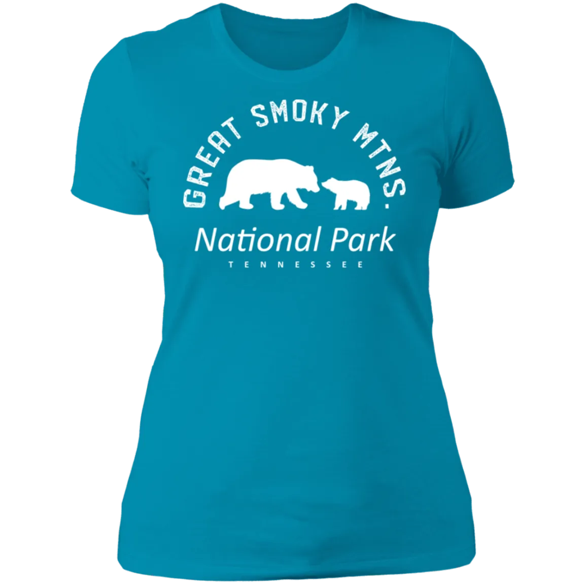 Great Smoky Mtns (White) - Women's Tee