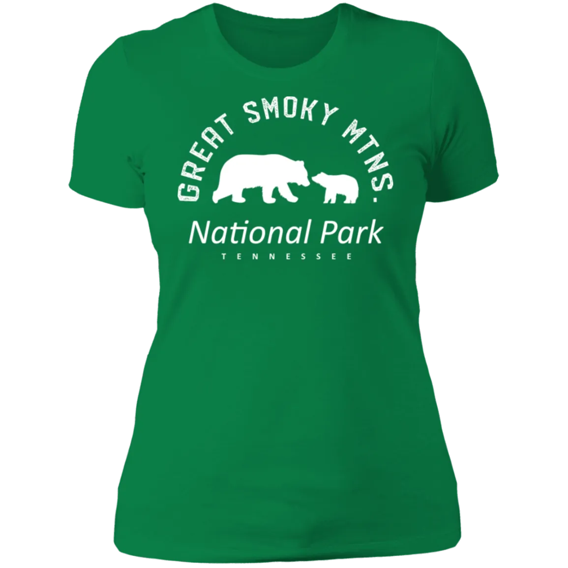 Great Smoky Mtns (White) - Women's Tee