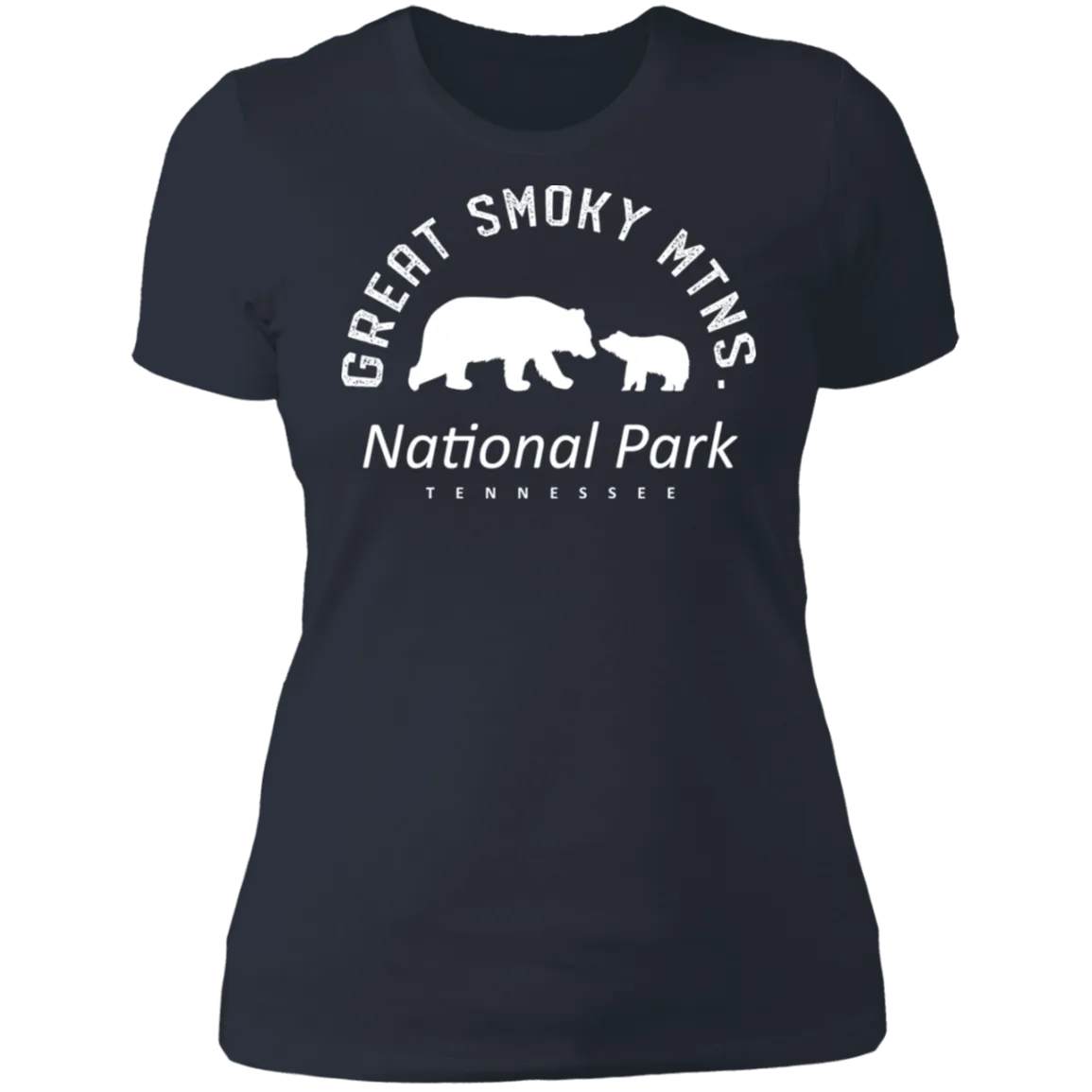 Great Smoky Mtns (White) - Women's Tee