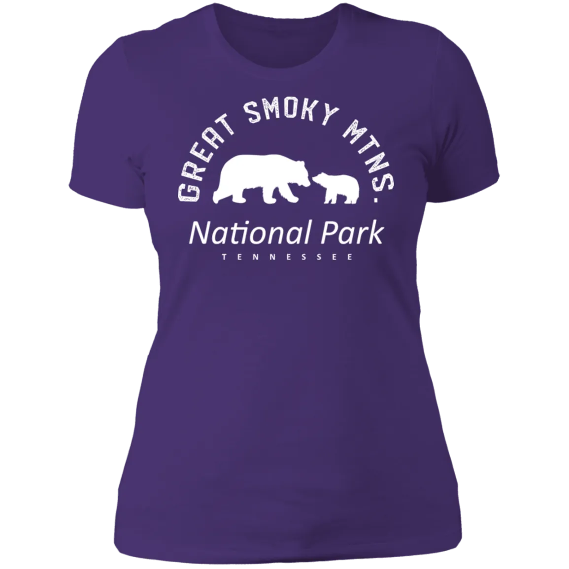 Great Smoky Mtns (White) - Women's Tee