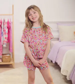 Groovy Flowers Short Sleep Set