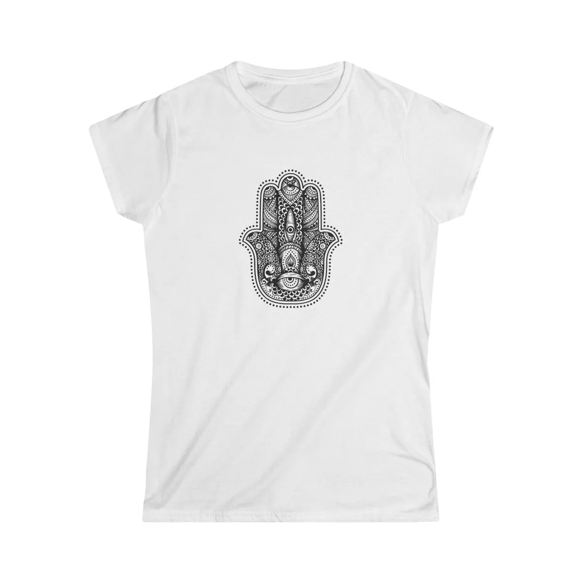 HAMSA (blk) <br>women's softstyle tee